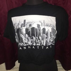 Forever 21 Manhattan graphic crop top